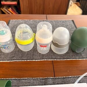 5 Assorted Baby Bottles